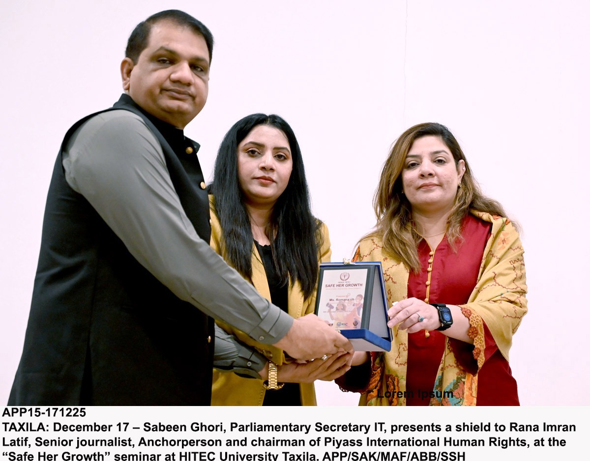 Seminar at the HITEC University Taxila on “Safe her Growth”Women Empowerment